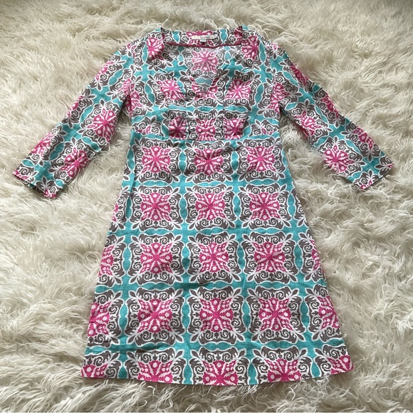 Boden Empire Linen Dress - Picture 2 of 5